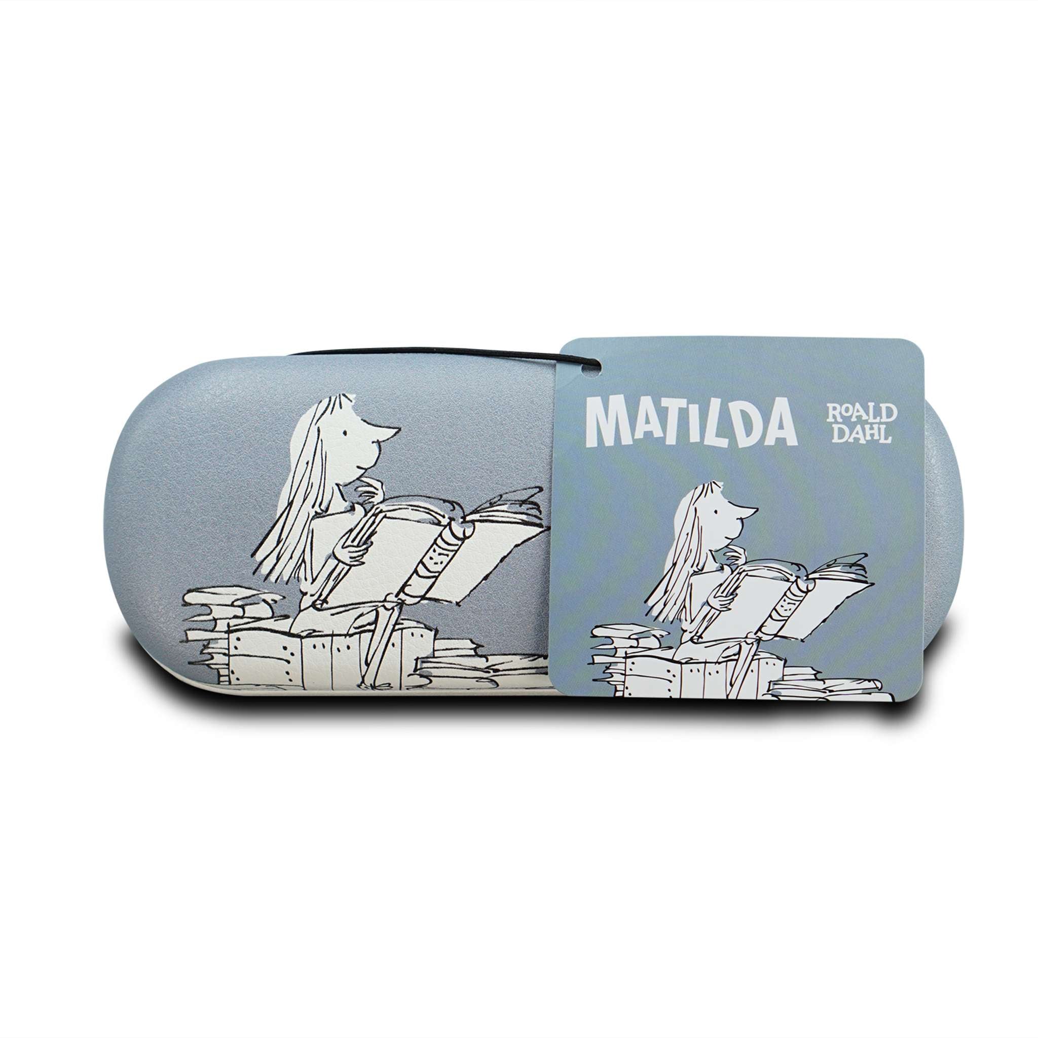 HMB Roald Dahl étui à lunettes Matilda bleu
