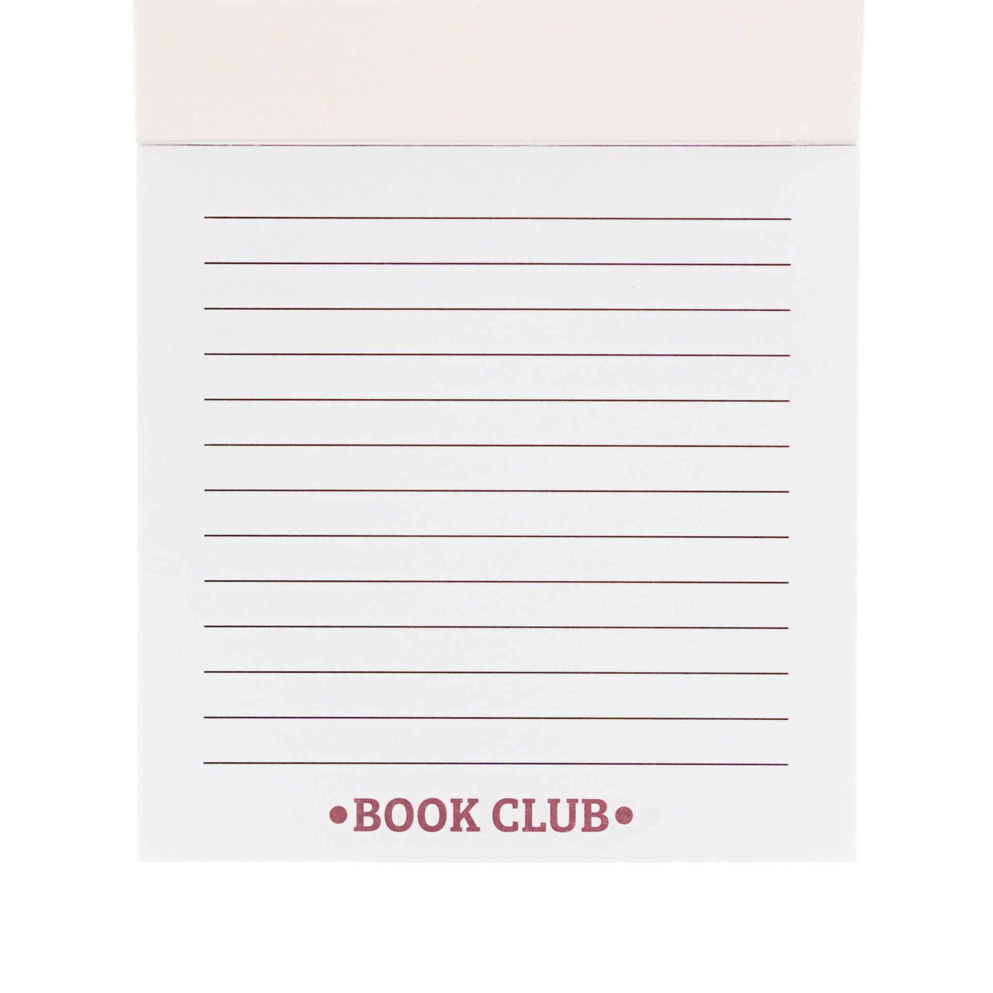 Pulteney Press Book Club carnet de poche rouge