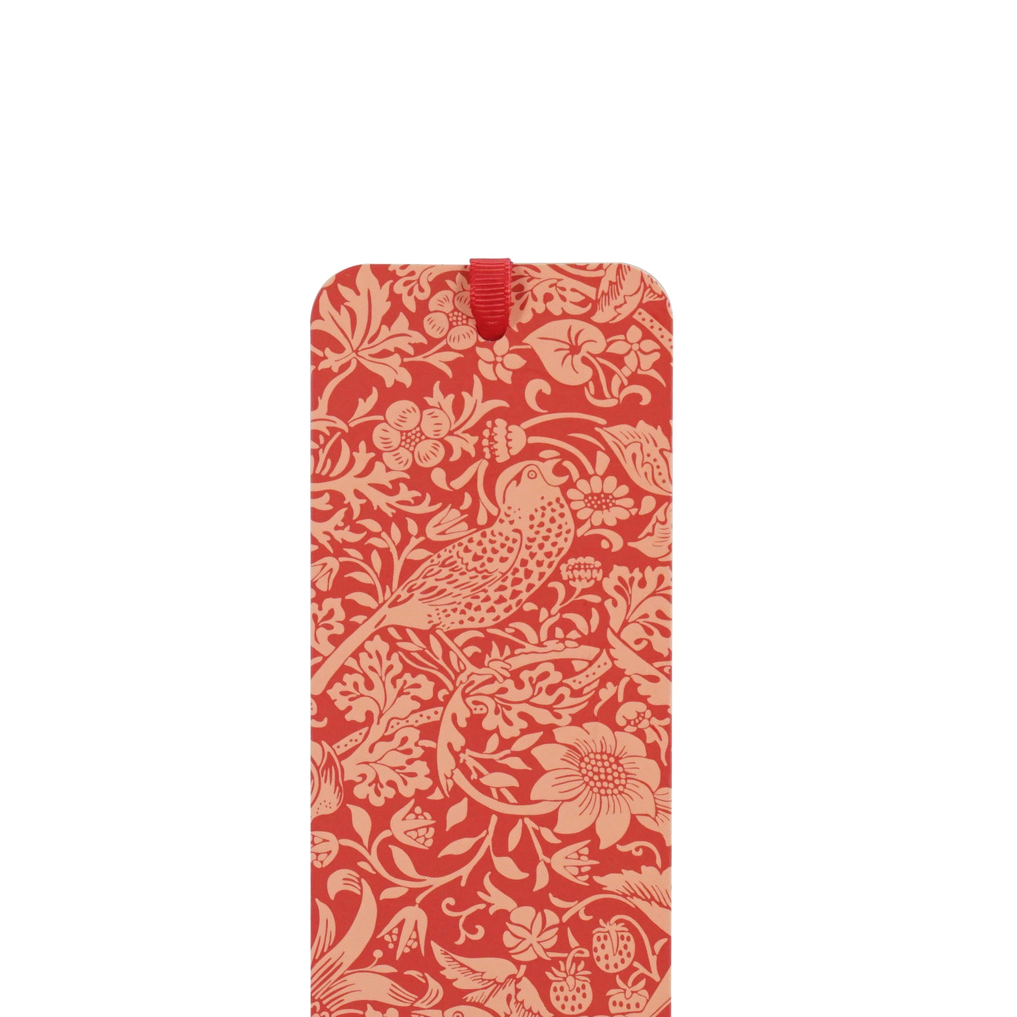 Arts & Crafts Society William Morris Strawberry Thief marque-page framboise
