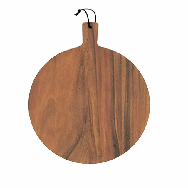 Artis Acacia planche ronde 35 cm bois apéro