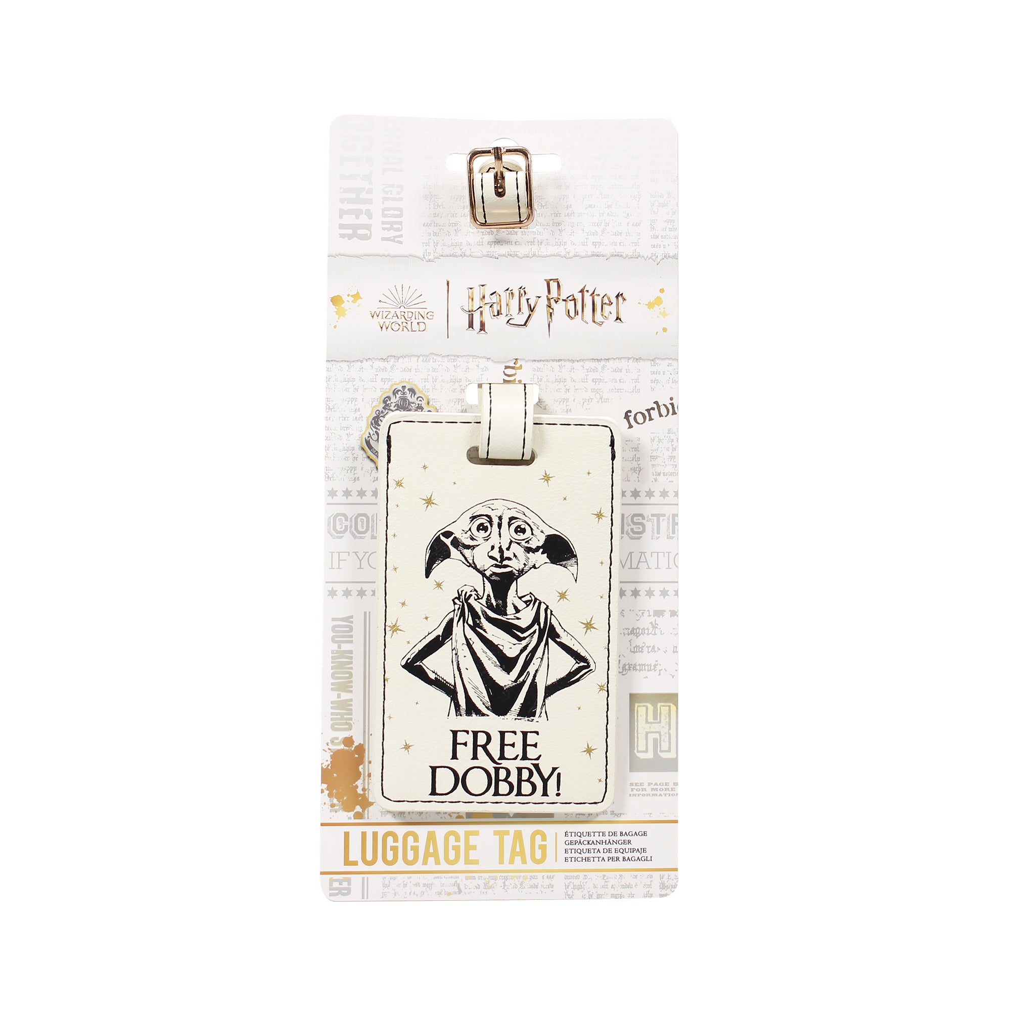 Harry Potter Dobby étiquette bagage cuir vegan 16,5 cm