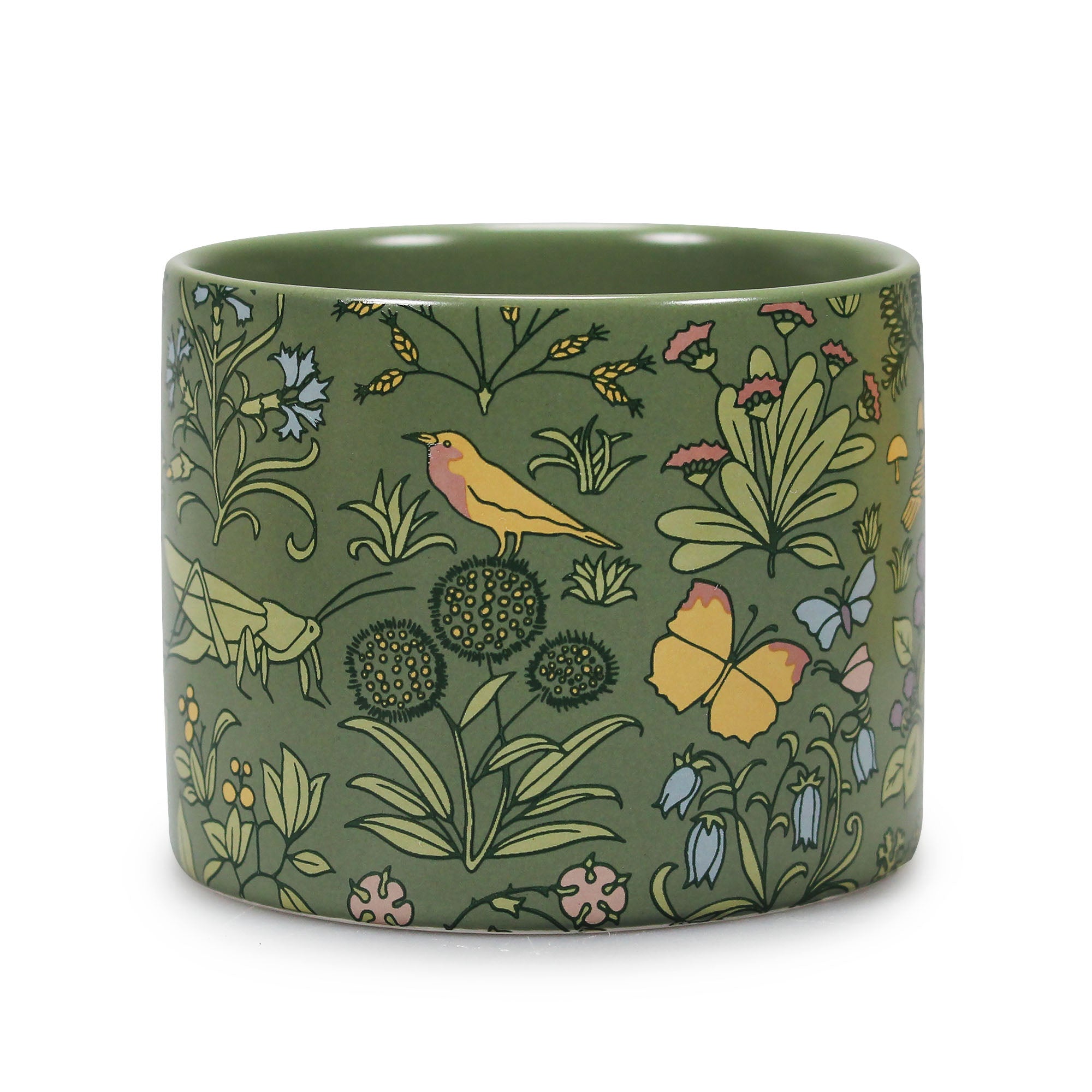 HMB Arts & Crafts Voysey pot céramique vert 6 cm