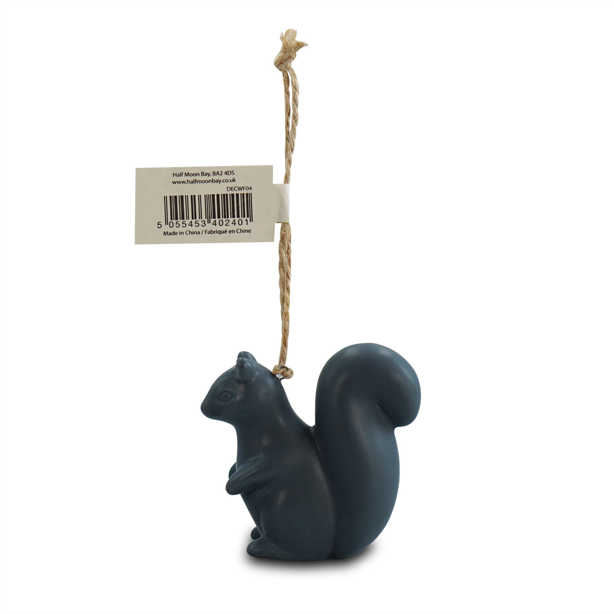 Woodland Folk suspension écureuil bleu marine dolomite