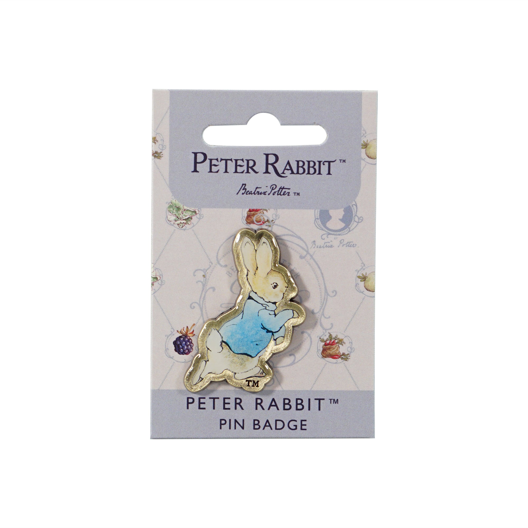 Peter Rabbit Running pin's émail bleu