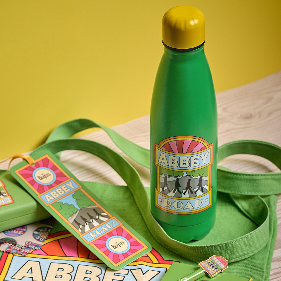 The Beatles Abbey Road gourde inox 50 cl verte