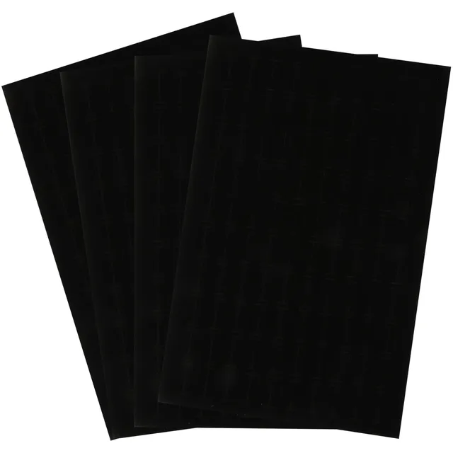 Alipis inserts éponge organisateur bijoux x4 noir 100 cases