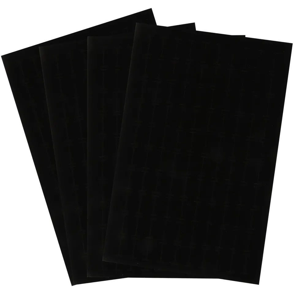 Alipis inserts éponge organisateur bijoux x4 noir 100 cases