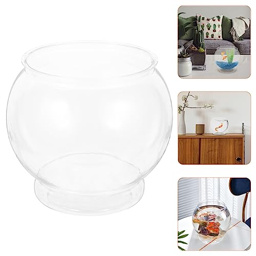 Alipis bocal à poisson plastique transparent 15cm lot 3