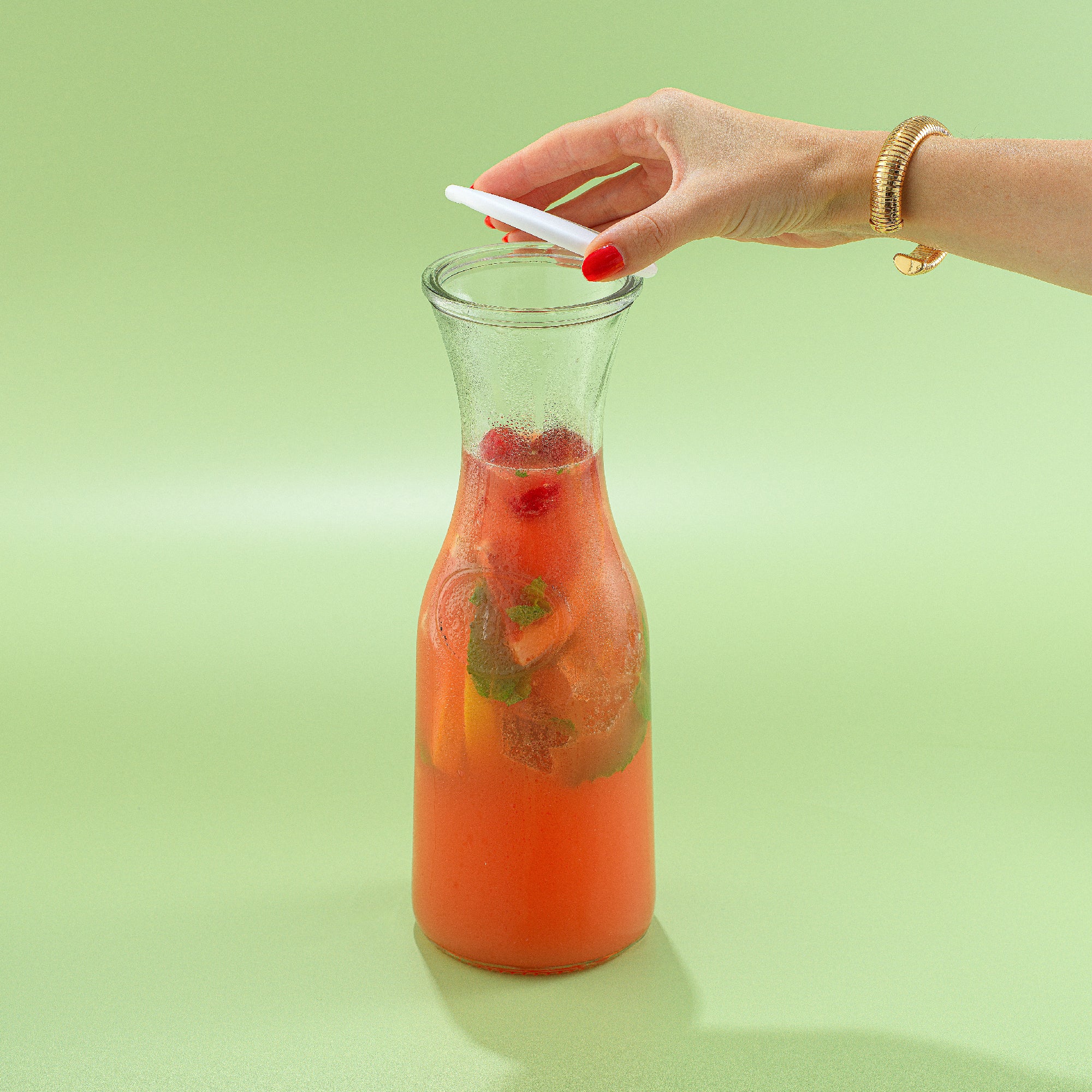 JoyJolt Hali carafes verre 106 cl lot 3 avec couvercles