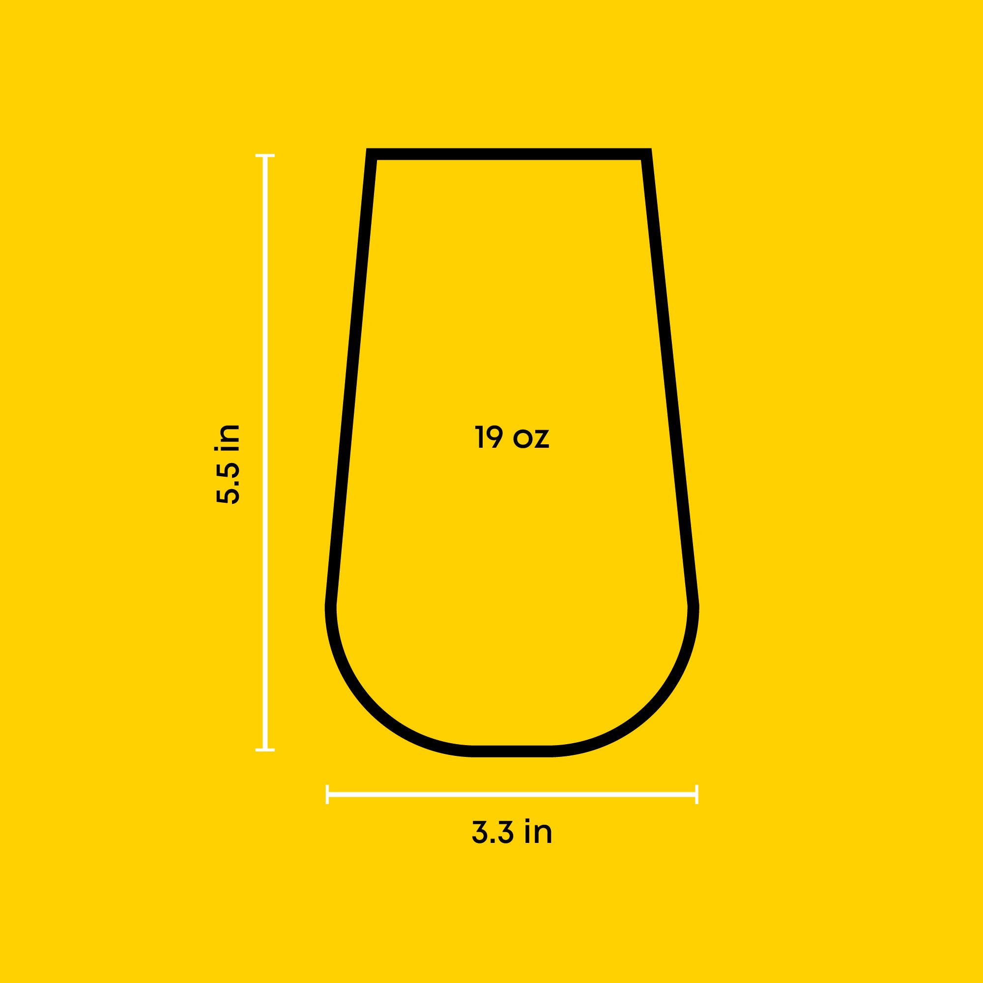 JoyJolt Flow Optic Swirl verres highball 4 x 56 cl striés