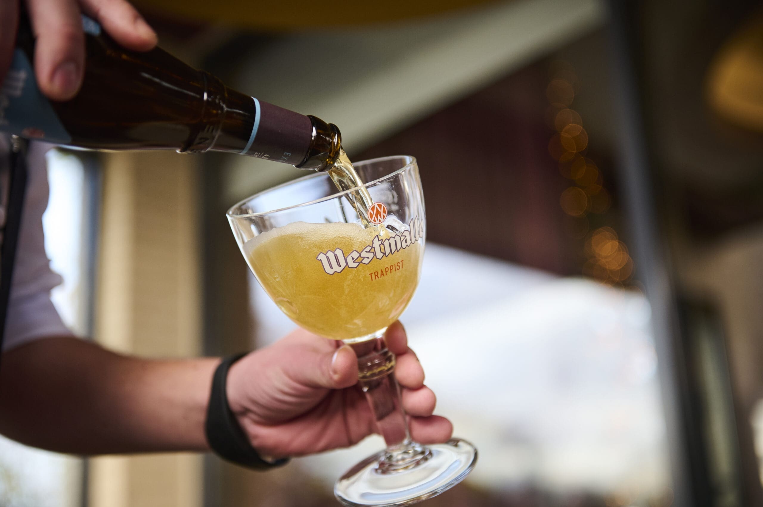 Westmalle verre calice 33 cl trappiste émaillé