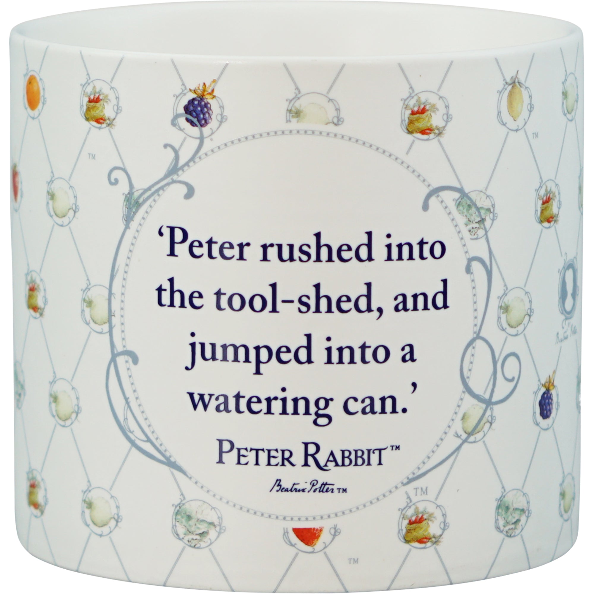 Peter Rabbit pot céramique 10 cm blanc décoratif