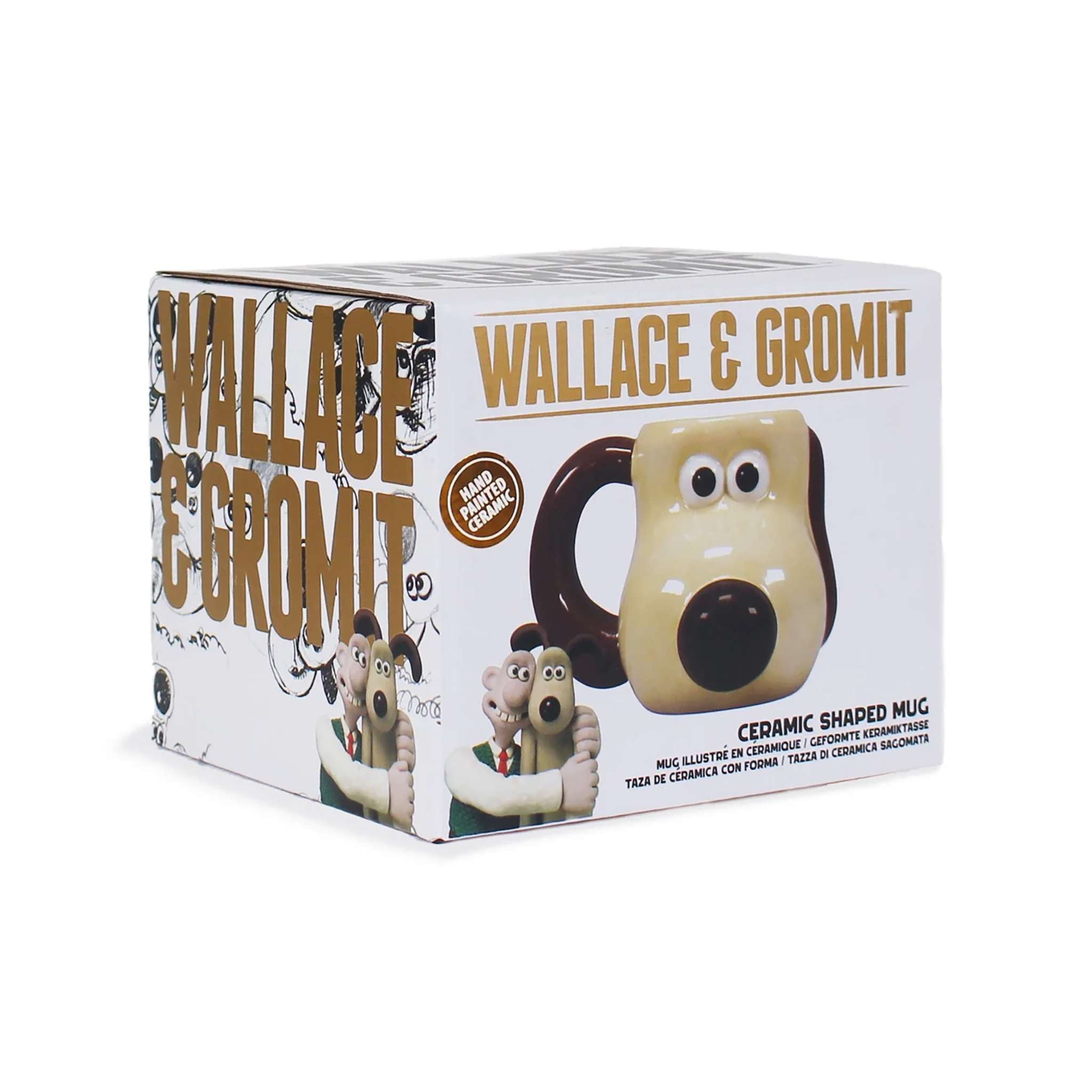 HMB Wallace & Gromit Gromit mug céramique coffret
