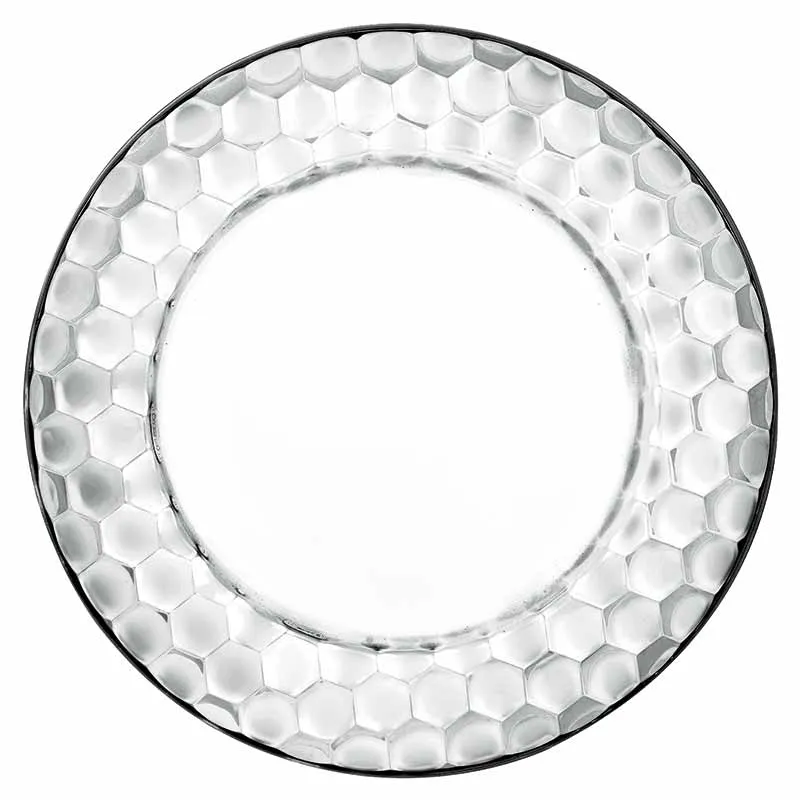 Artis Honey assiette présentation 32 cm dorée