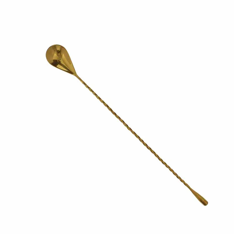 Artis Twisted cuillère à cocktail 30 cm dorée