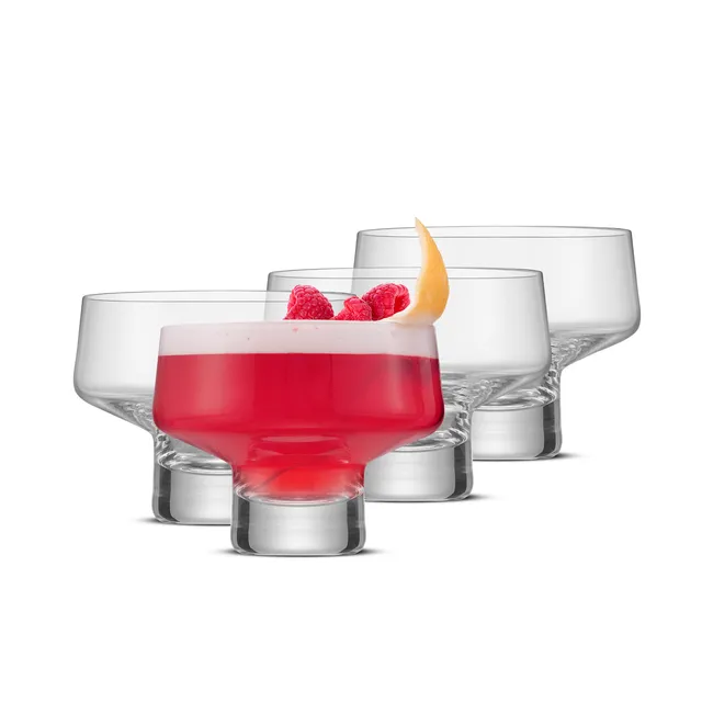 JoyJolt Sidney coupe cocktail sans pied cristal 30 cl x4