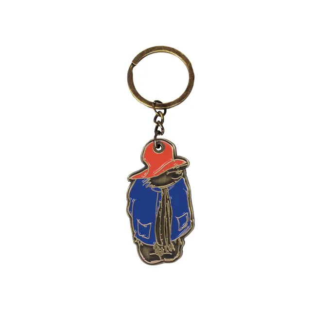 Paddington porte-clés métal ours bleu