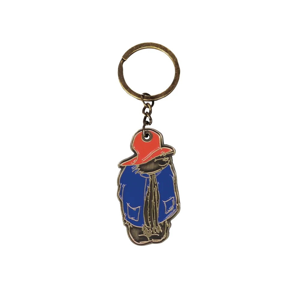 Paddington porte-clés métal ours bleu