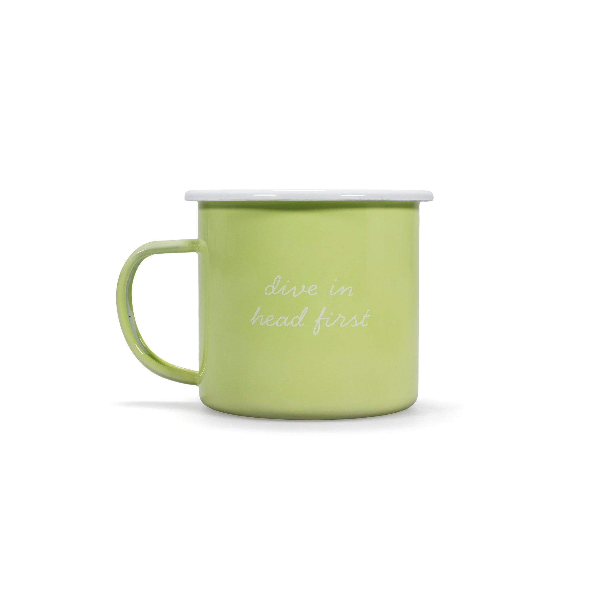 HMB RSPB Kingfisher mug émaillé 50 cl vert