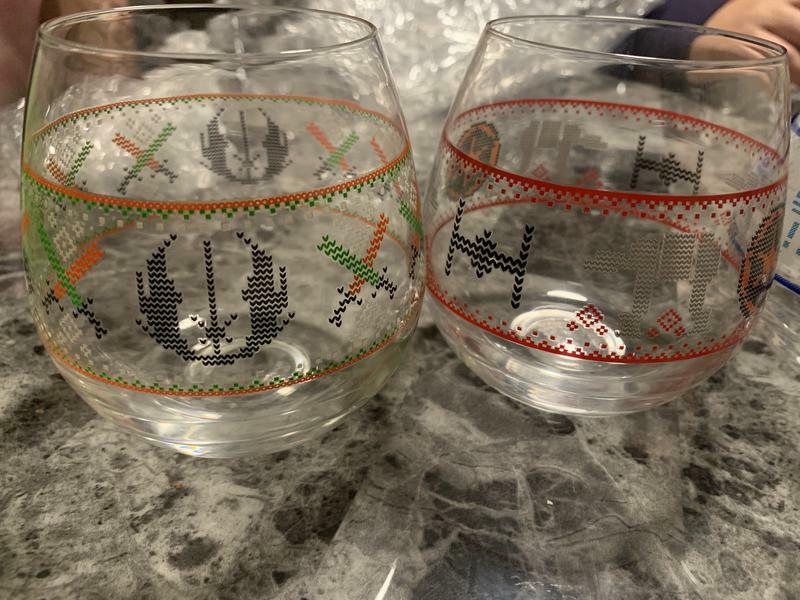 JoyJolt Star Wars verres 43 cl lot 4 ugly sweater