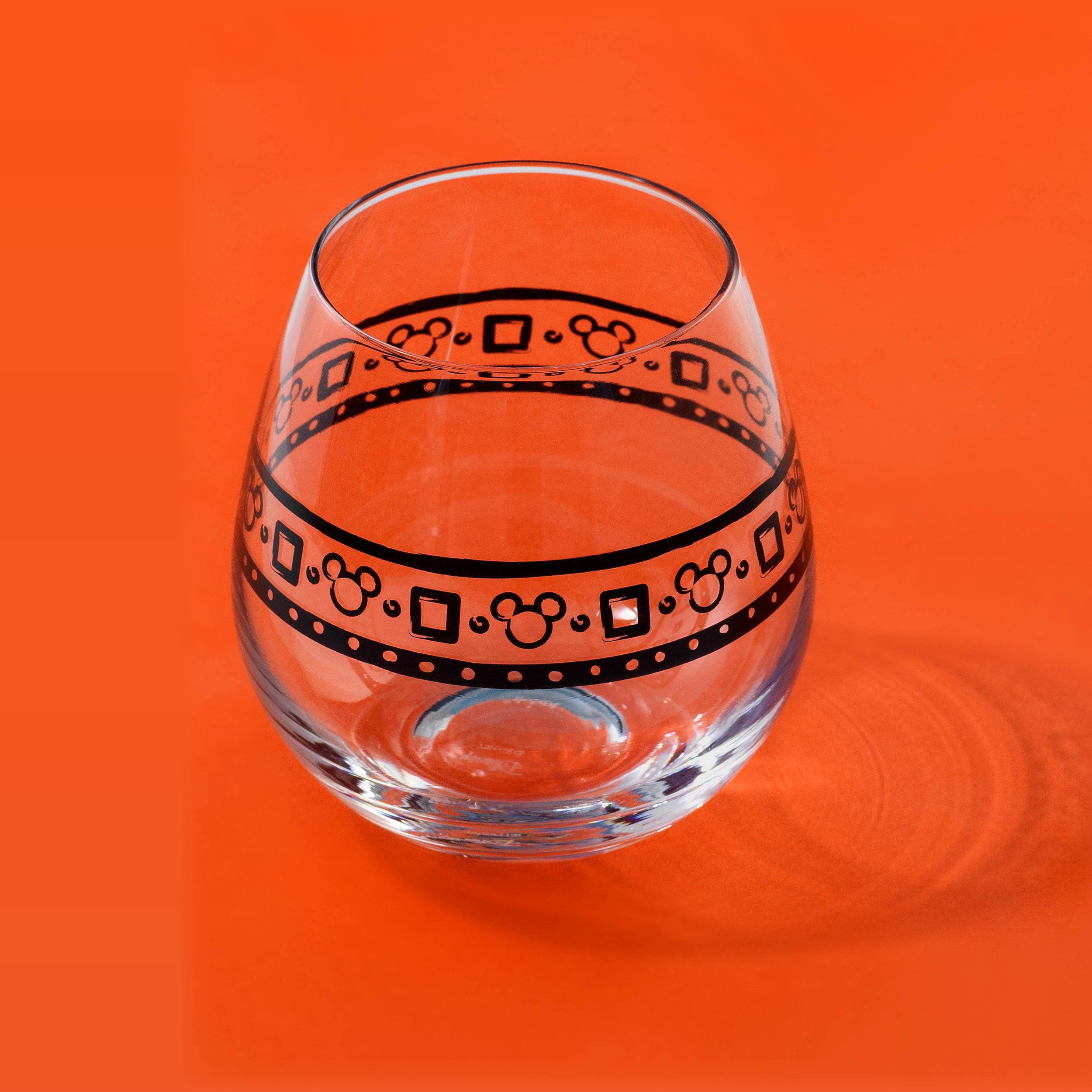 JoyJolt Geo Picnic verres vin sans pied Mickey 4x44 cl blanc