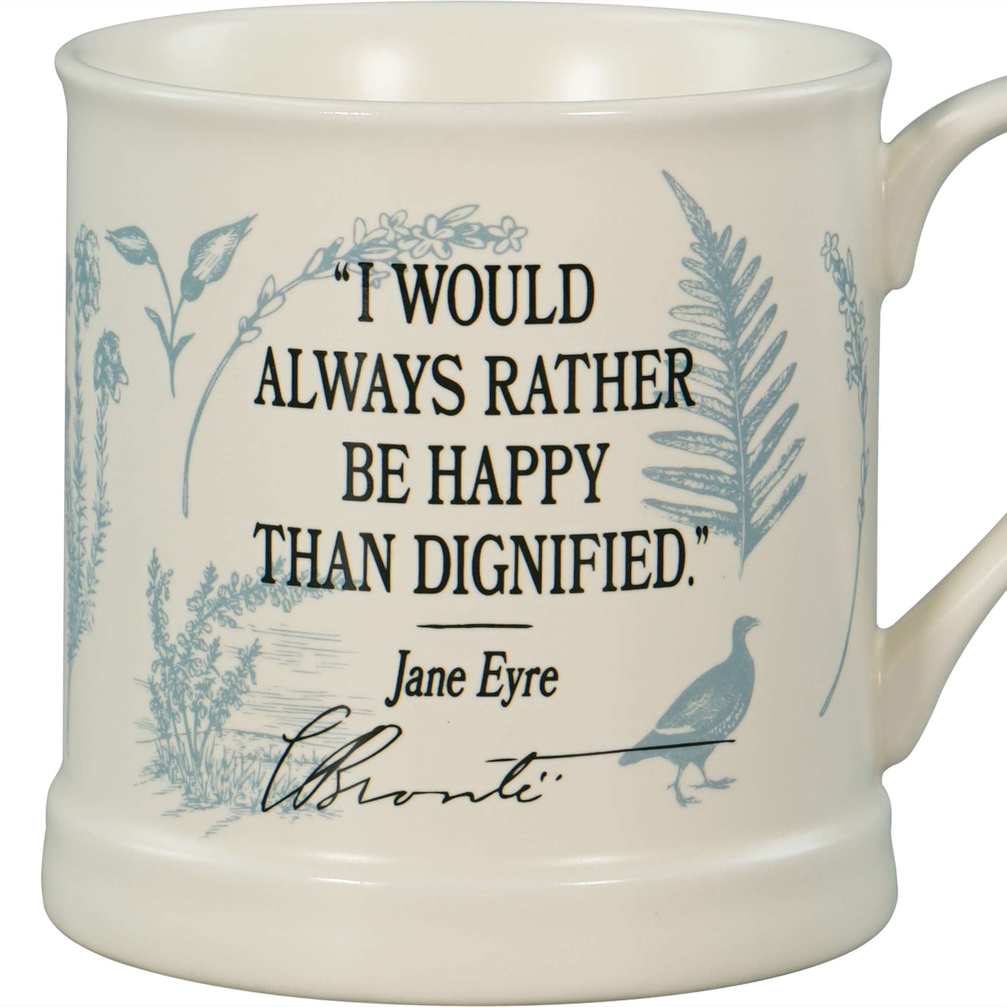 Sœurs Brontë Mug céramique 35 cl coffret crème