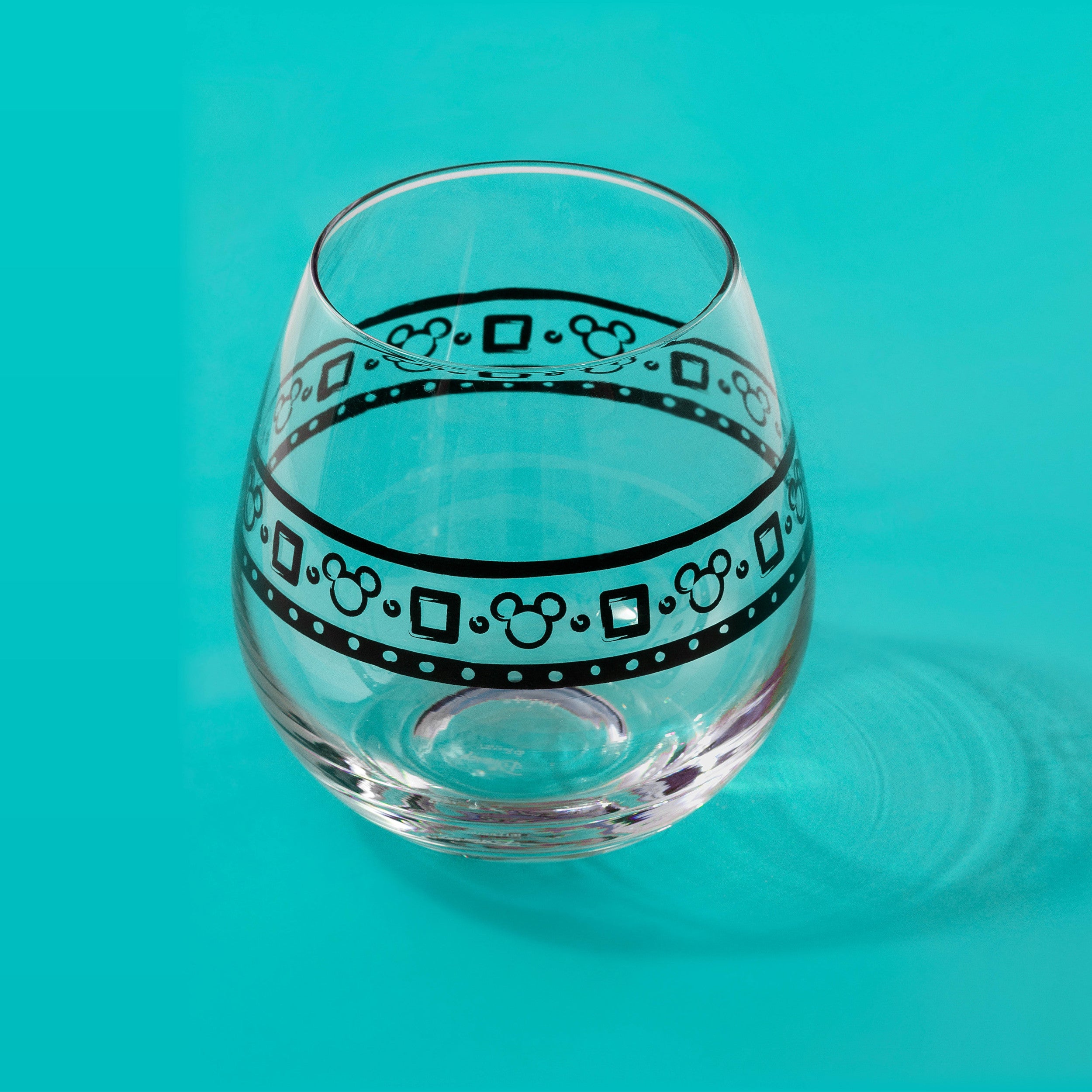 JoyJolt Geo Picnic verres vin sans pied Mickey 4x44 cl blanc