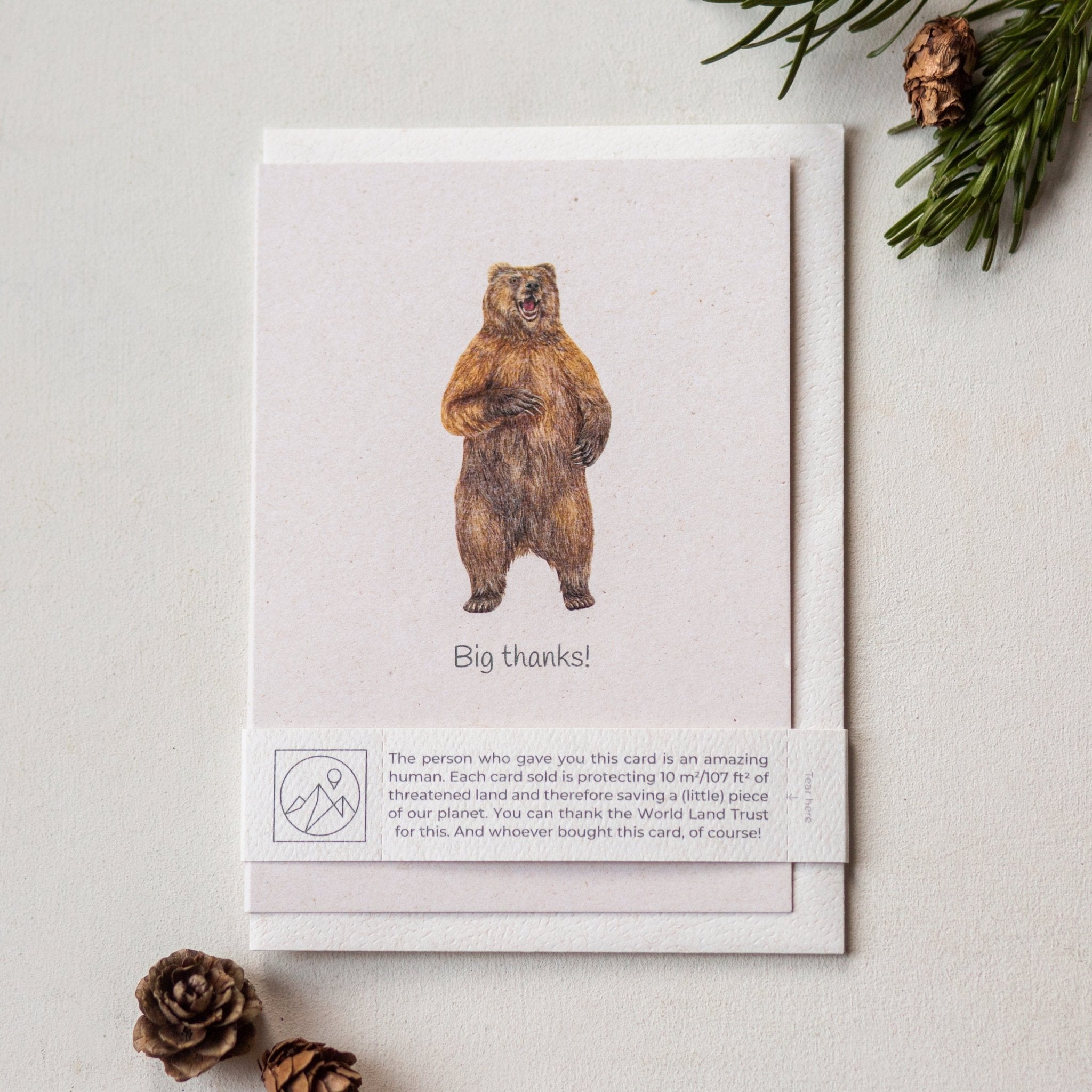 Trouvaille Carte Animaux Greeting Card Caritative Animaux
