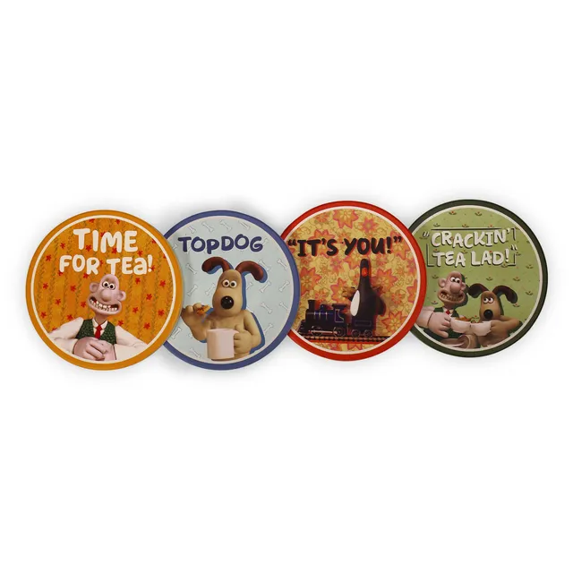 Wallace & Gromit dessous de verre céramique lot de 4