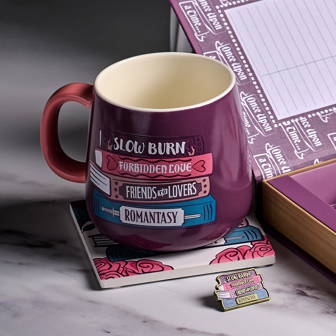 Pulteney Press Romantasy mug 37 cl violet ovale