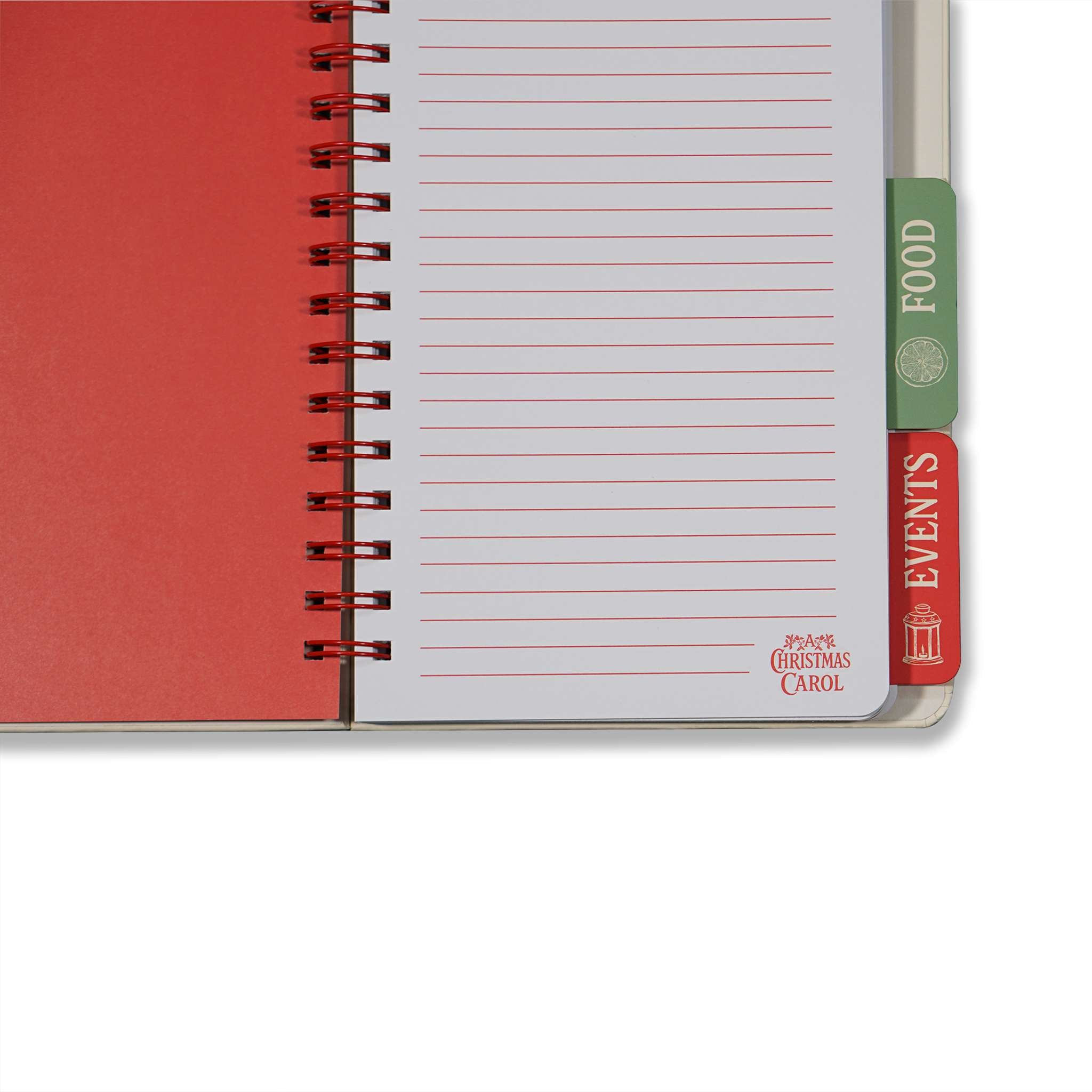 A Christmas Carol carnet A5 spirale Get Organised papier FSC