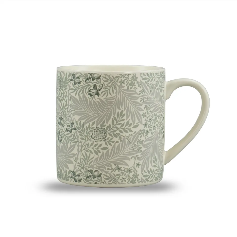 HMB William Morris Larkspur Mug céramique 31 cl vert