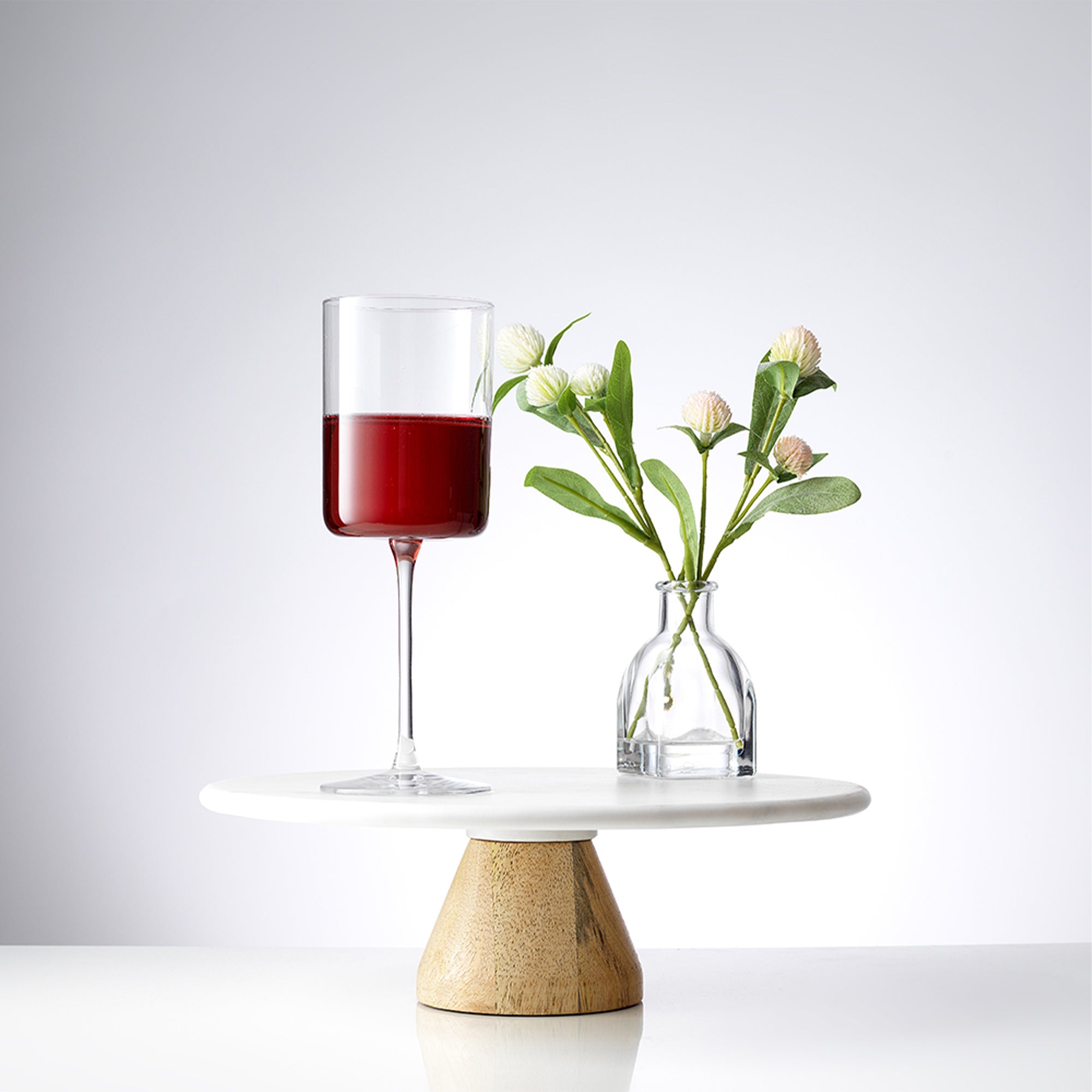 JoyJolt Claire verres à vin rouge lot de 2 40 cl cristal