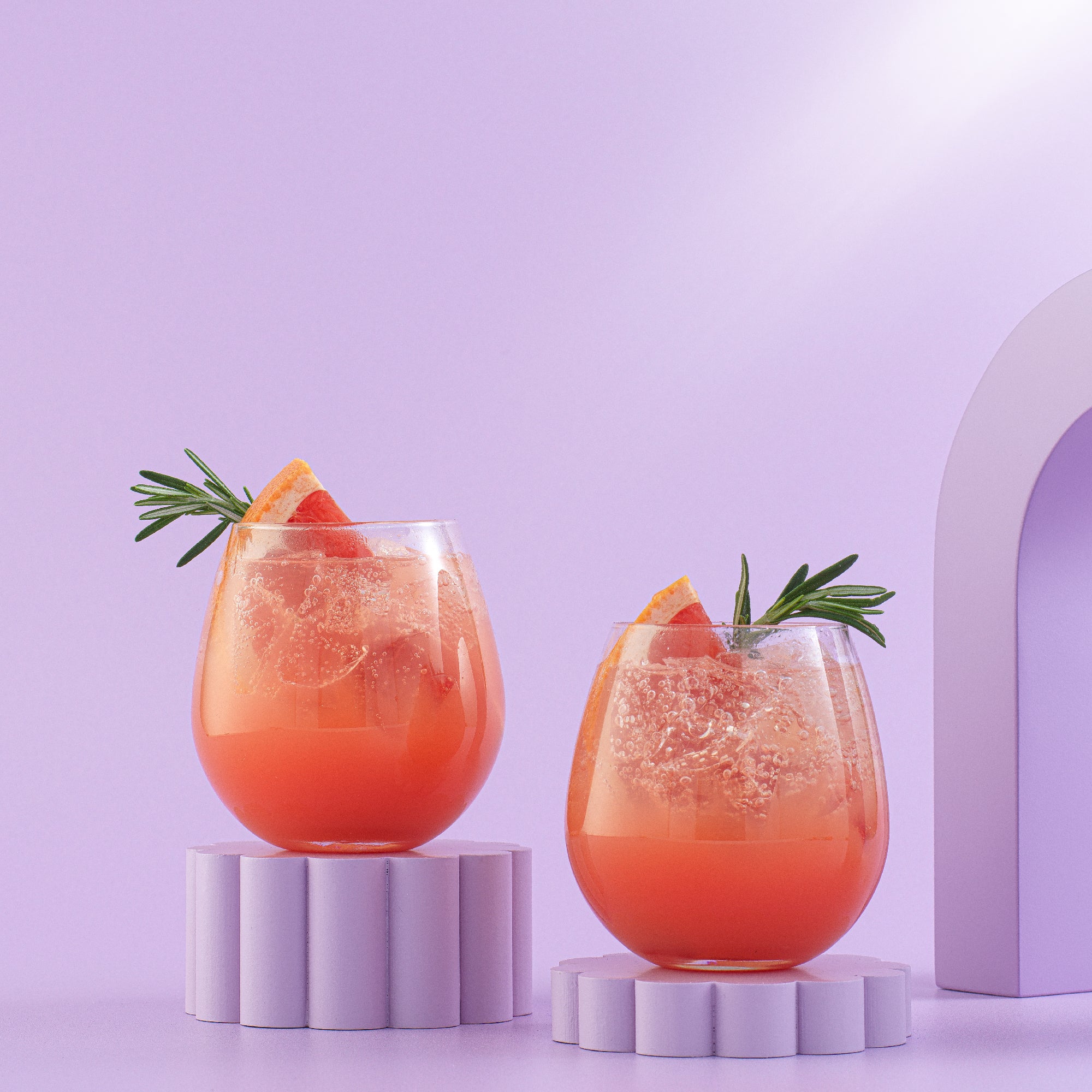 JoyJolt Spirits verres à vin sans pied 14,5 oz x4