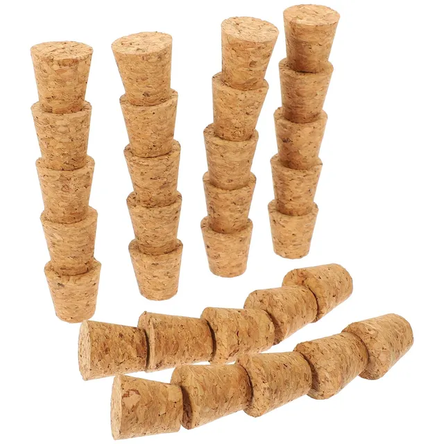 Alipis Bouchons Liège Coniques bouchons 30 pièces 2 cm