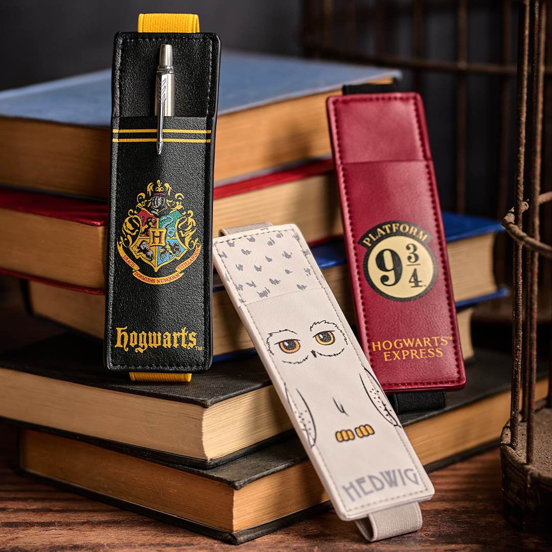 HMB Harry Potter Hedwig trousse à stylos simili cuir blanche