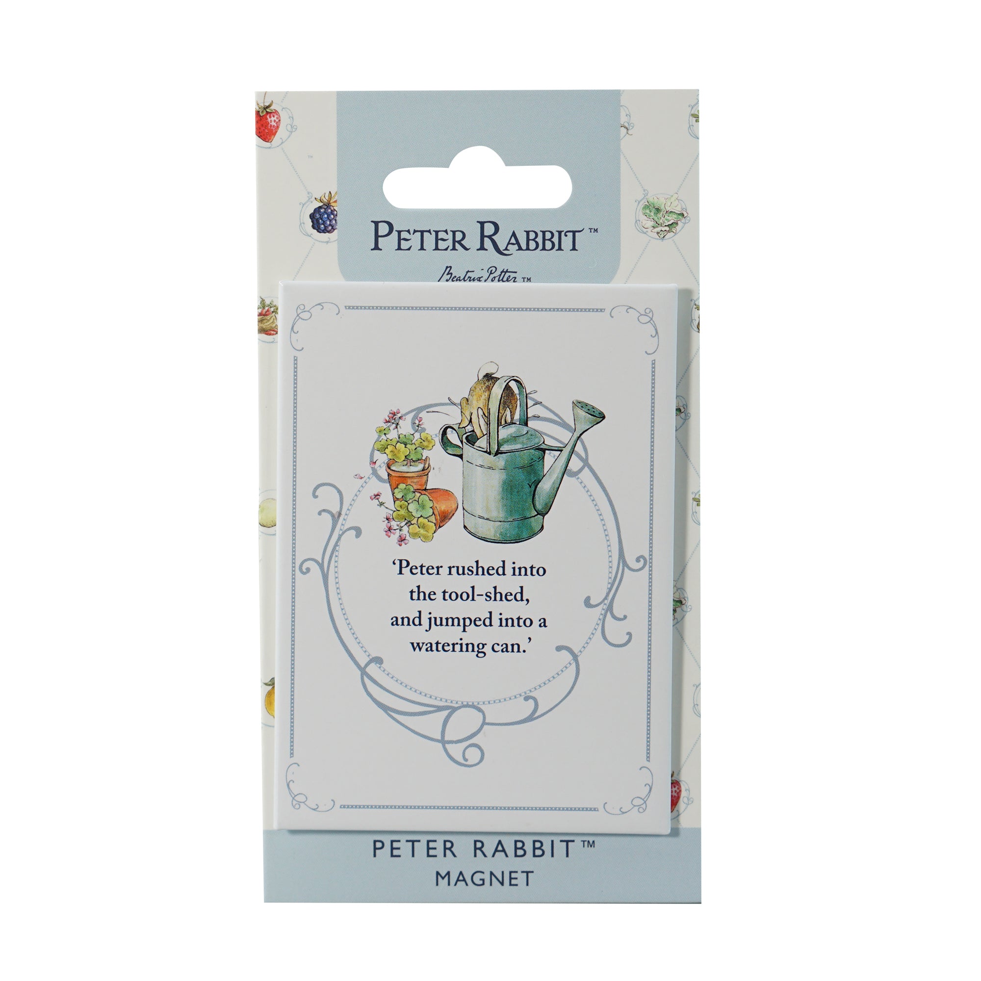 Peter Rabbit Watering Can magnet arrosoir bleu
