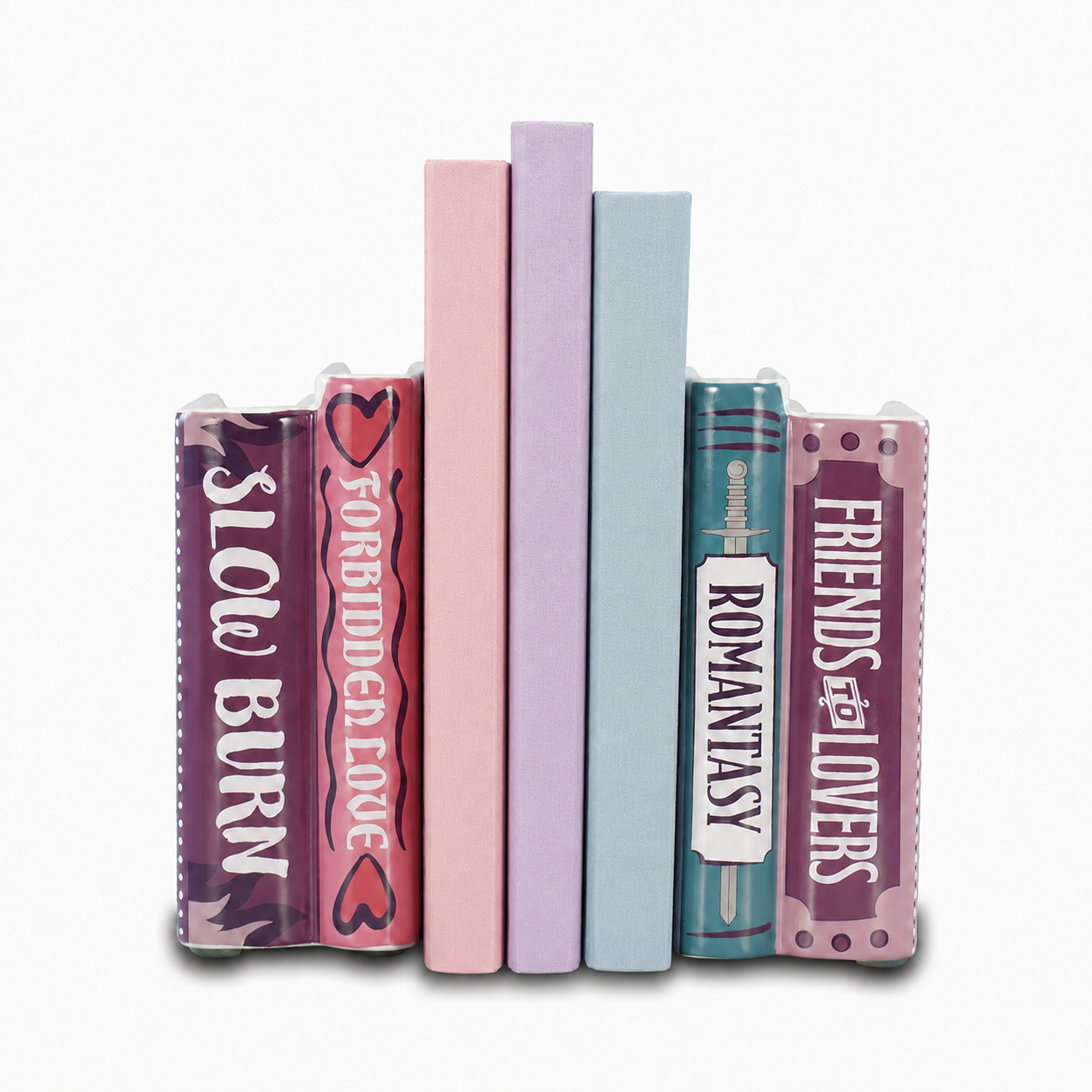 Pulteney Press Romantasy serre-livres céramique lot 2