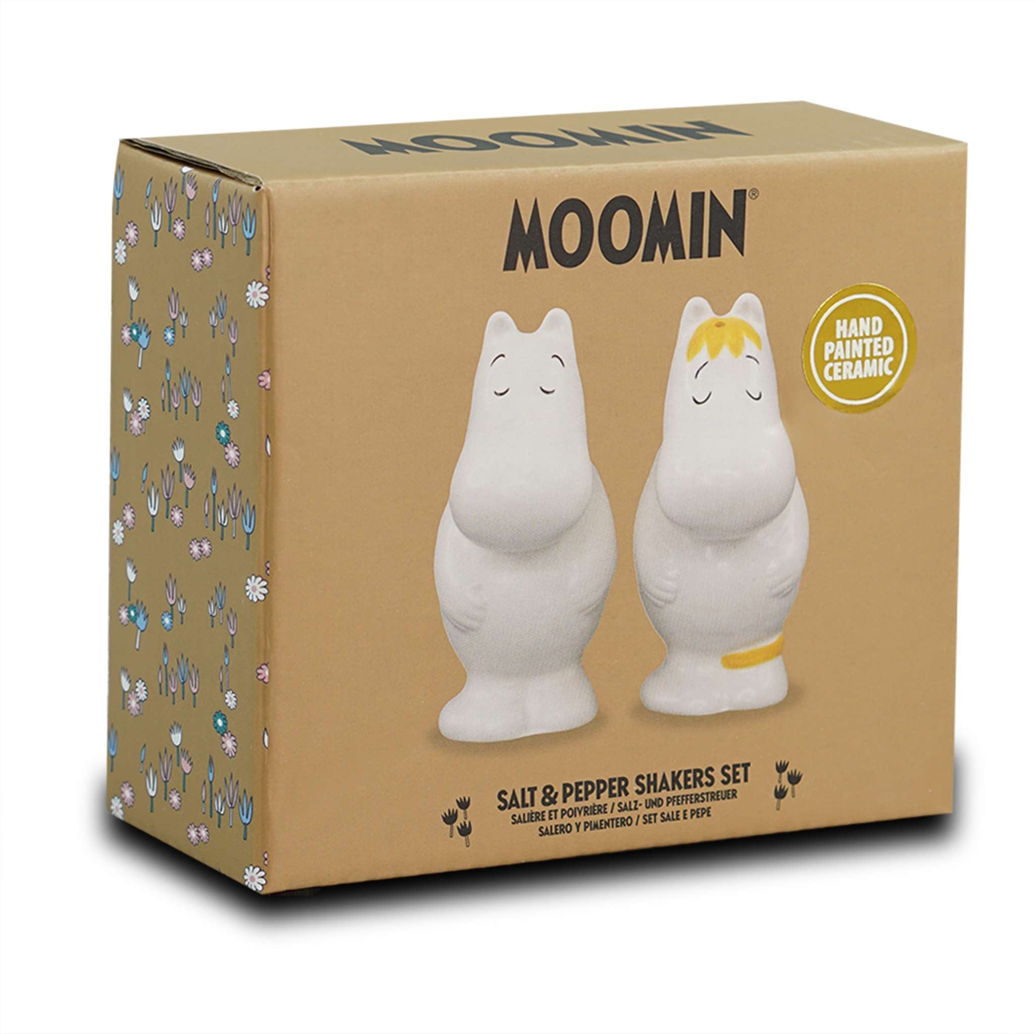 HMB Moomin salière poivrière céramique coffret dolomite