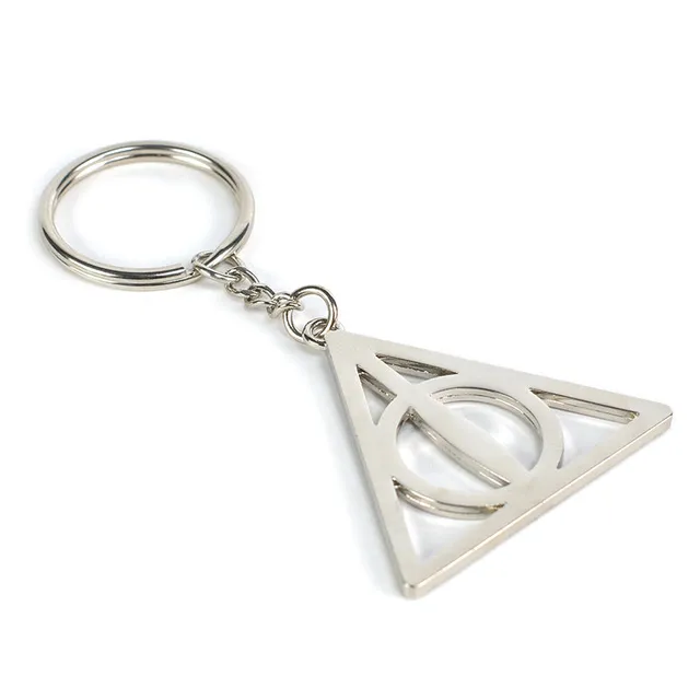 HMB Harry Potter Reliques porte-clés métal argenté
