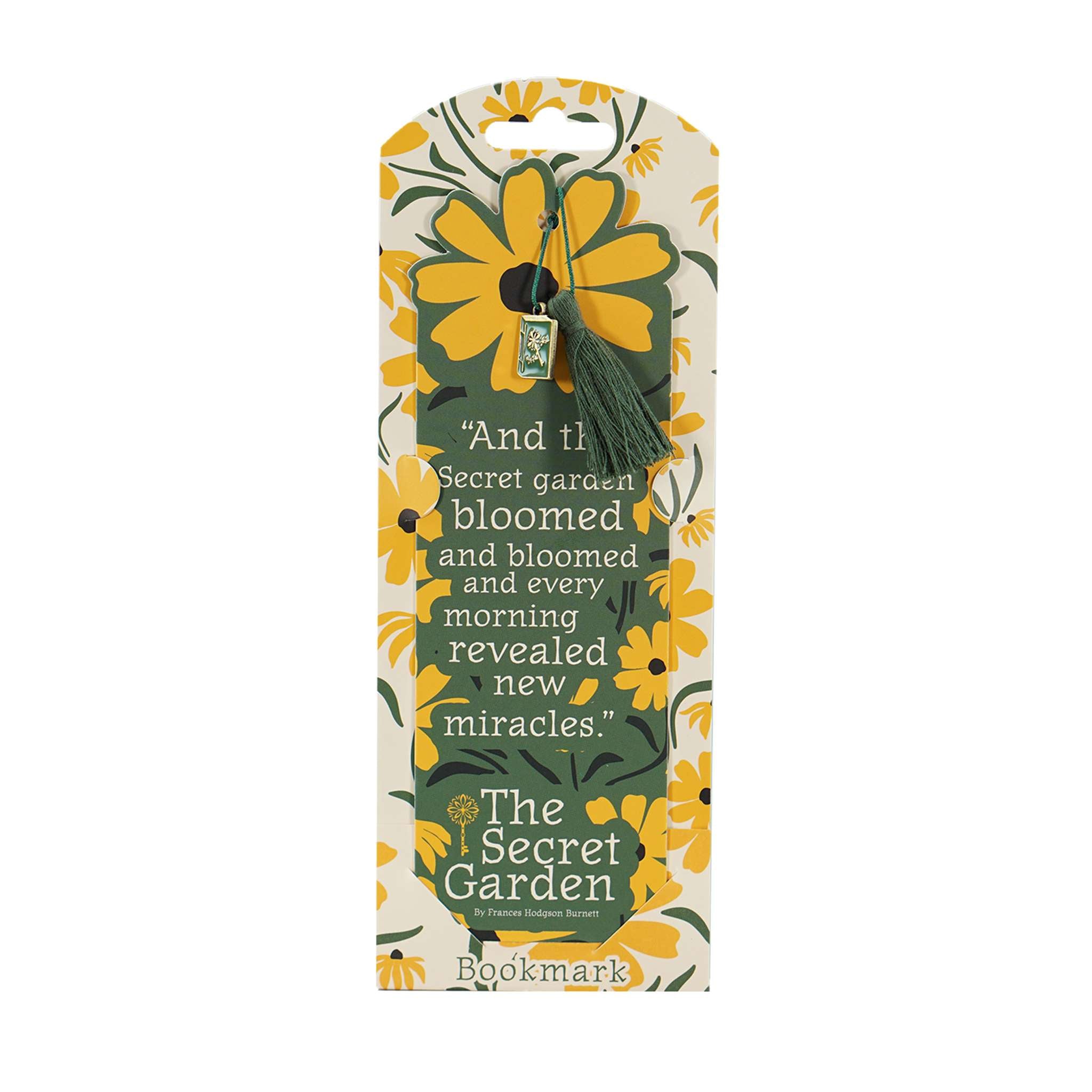 The Secret Garden marque-page papier pompon vert