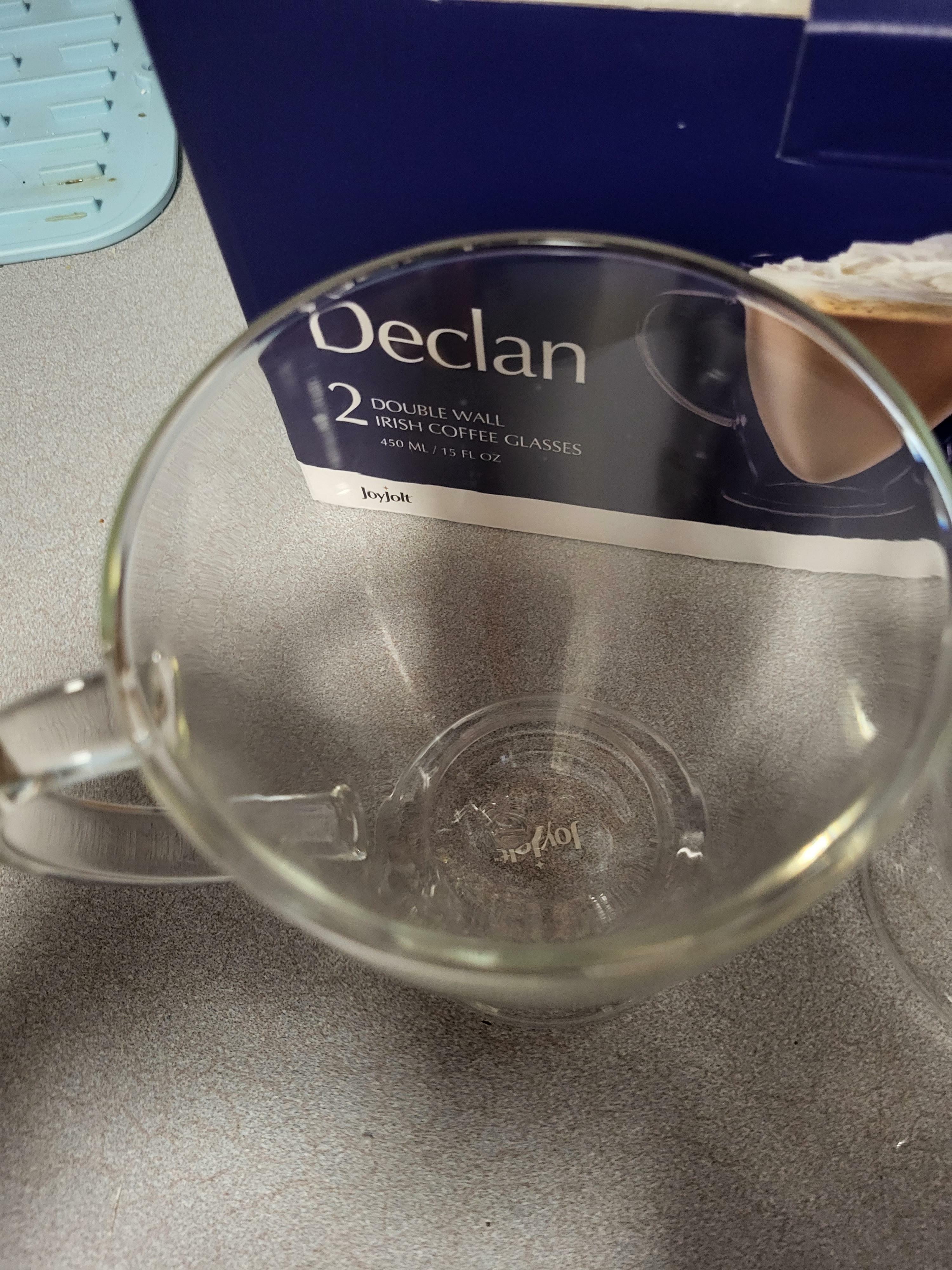 JoyJolt Declan verre double paroi 44 cl lot de 2 isolant