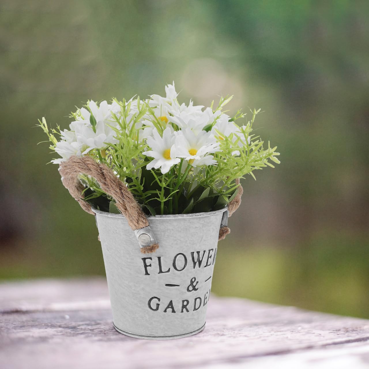 Alipis Marguerite Artificielle en Pot 9x11x9 cm