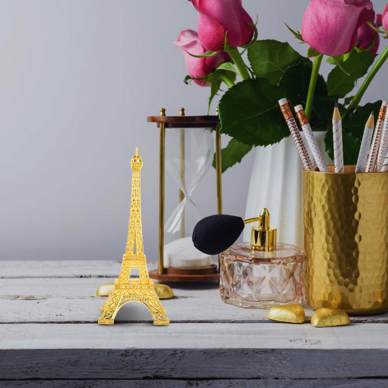 Alipis tour Eiffel métal 15 cm déco vintage