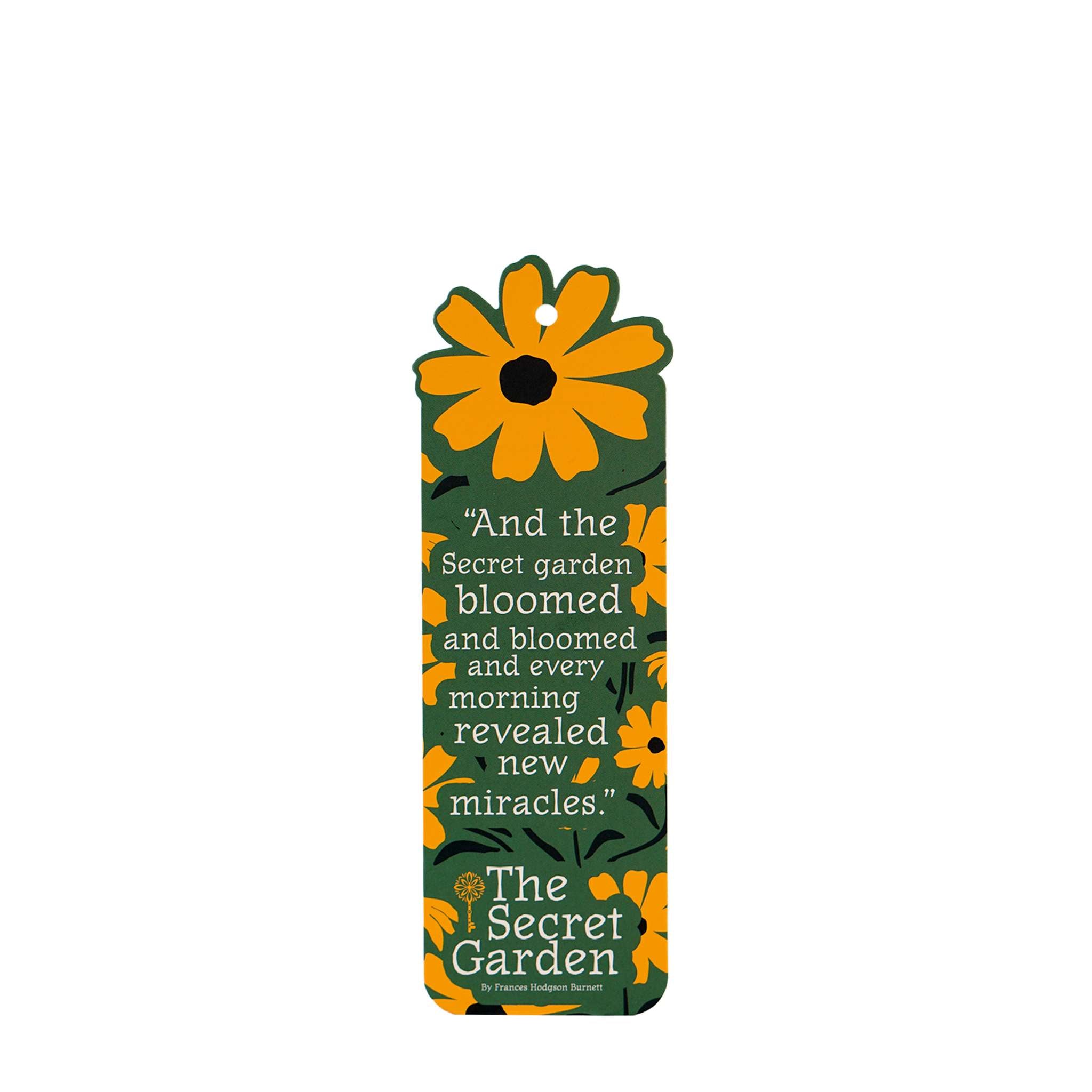 The Secret Garden marque-page papier pompon vert