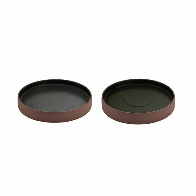 Artis 2in1 soucoupe marron noir 14 cm