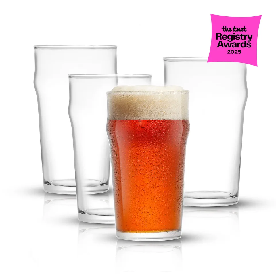 JoyJolt Grant verre à bière 56 cl lot de 4 style pub
