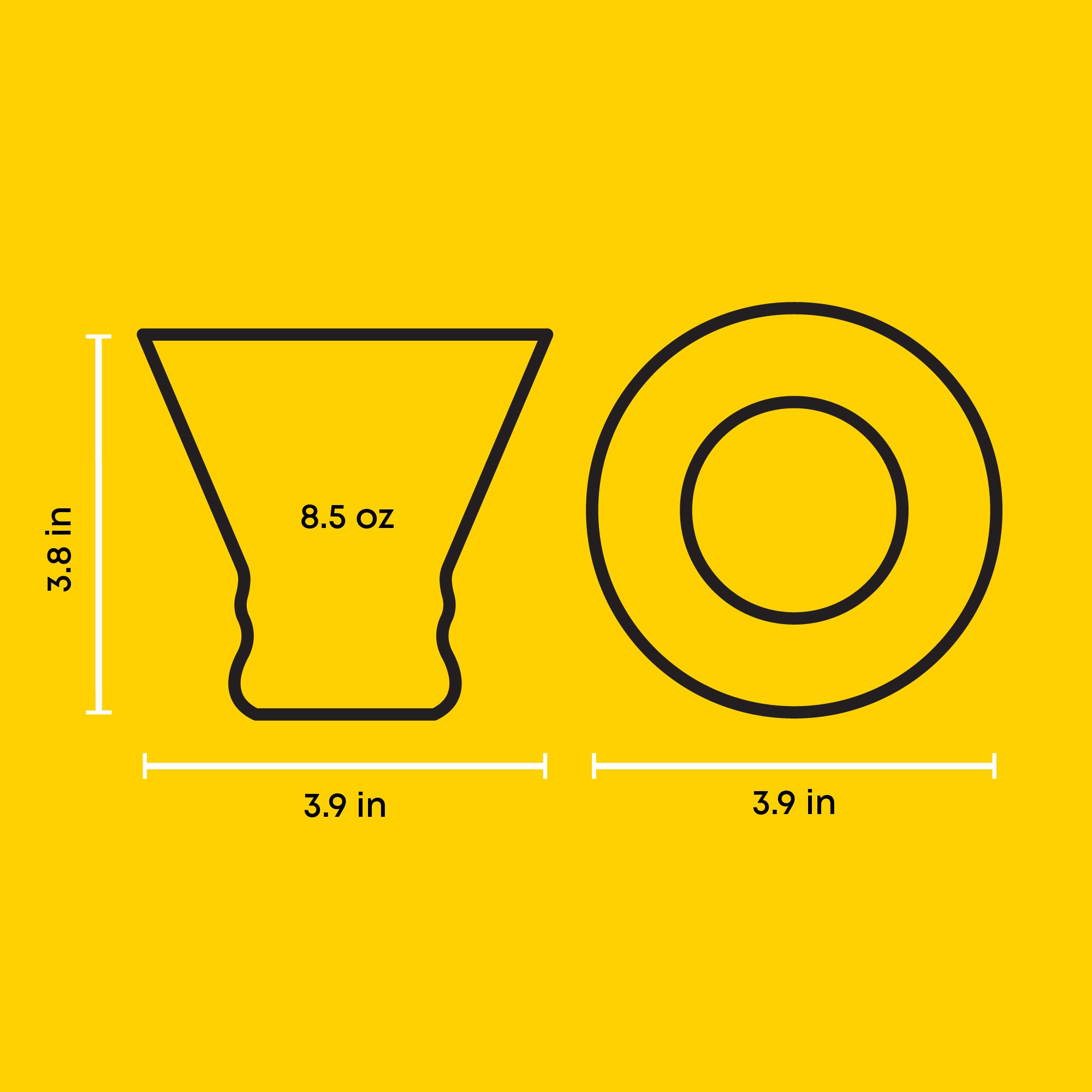 JoyJolt Afina verres à martini lot de 4 25 cl sans pied