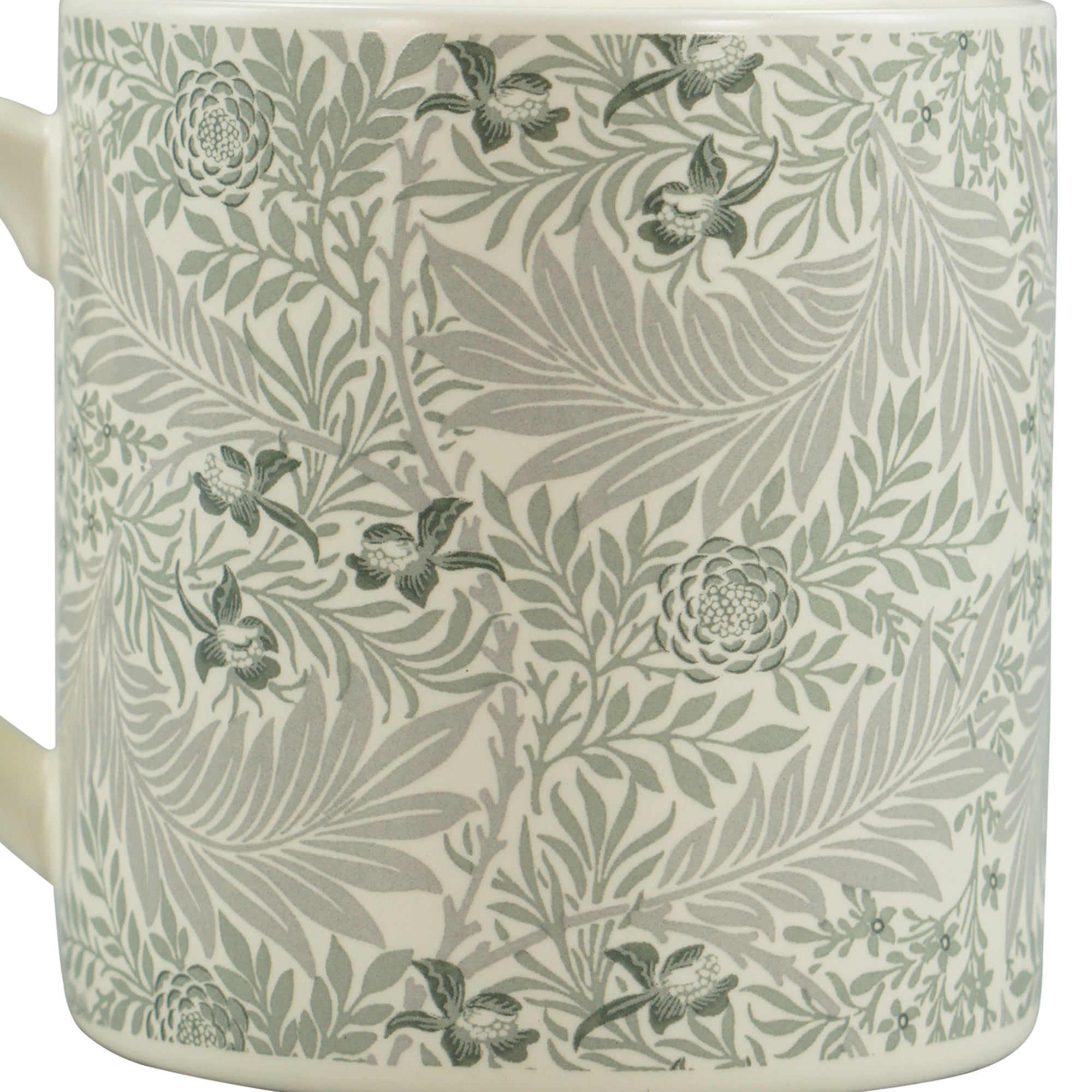 HMB William Morris Larkspur Mug céramique 31 cl vert
