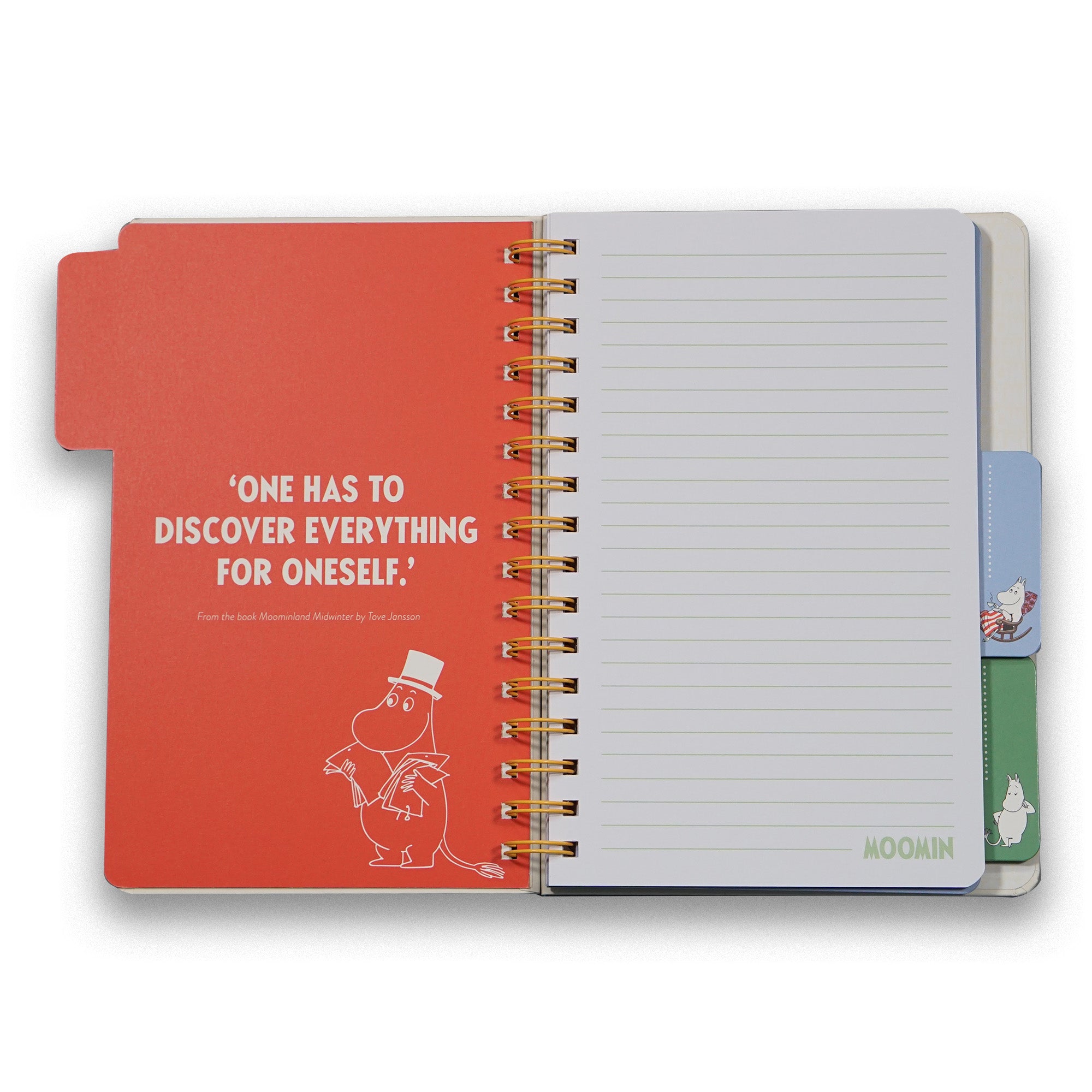 Moomin In a Spin carnet spirale A5 multicolore